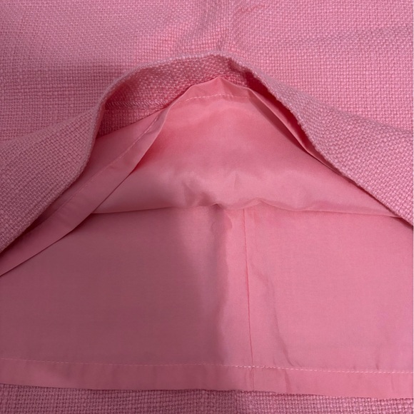 LOFT Pink Front Pocket Tweed Mini Skirt - Picture 5 of 8
